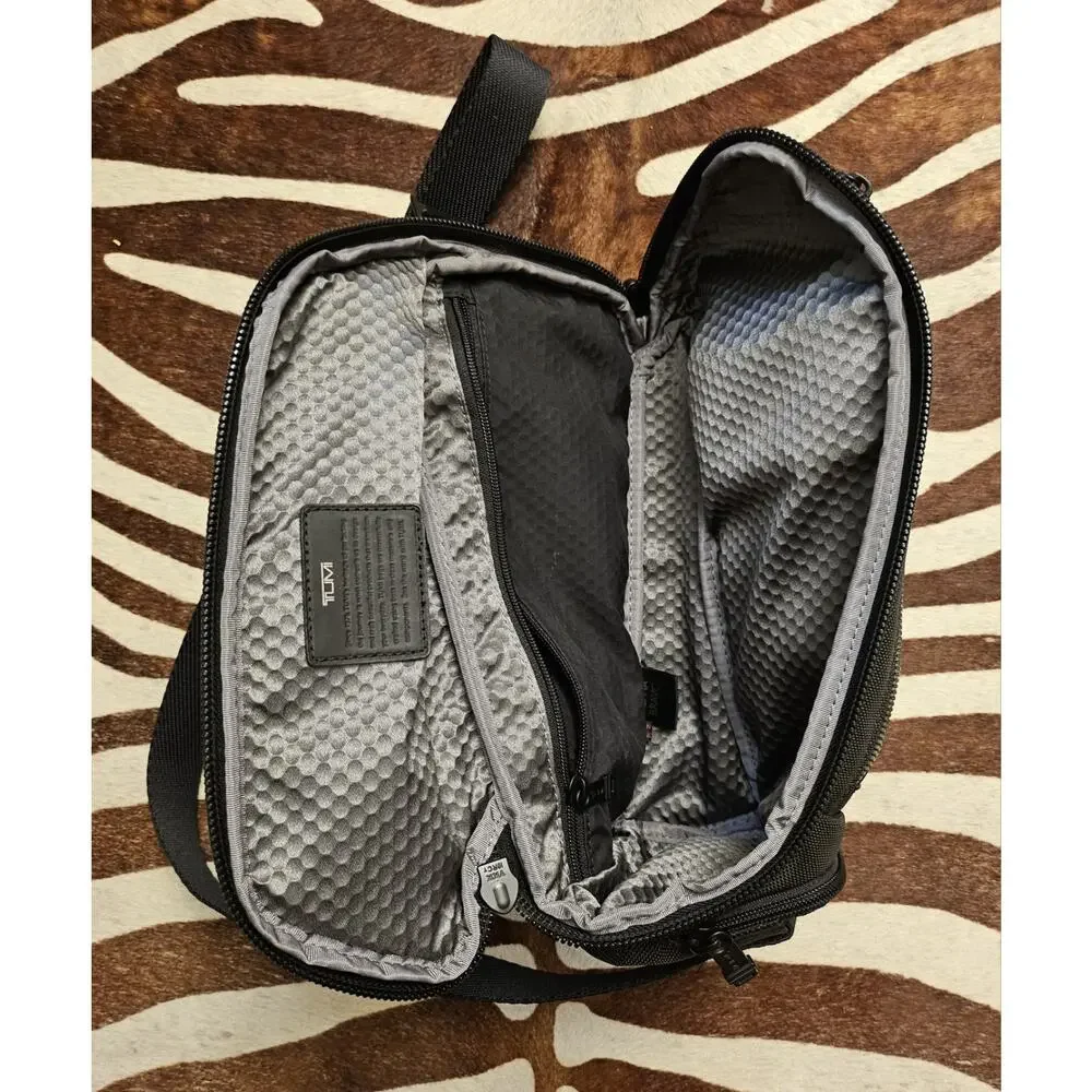Tumi Alpha Bravo Kelley Chest Pack Sling Bag Black